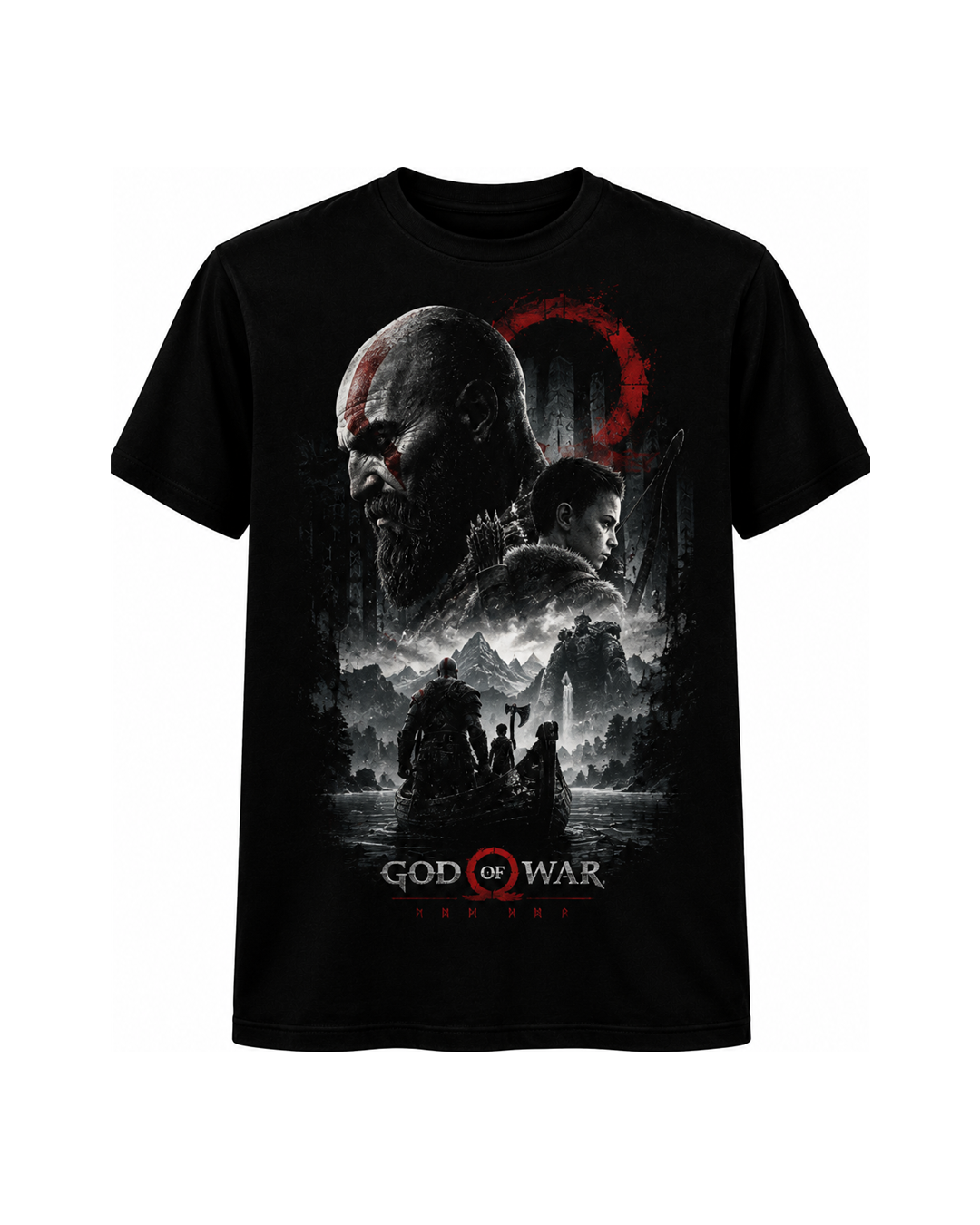 God Of War Black Tee image
